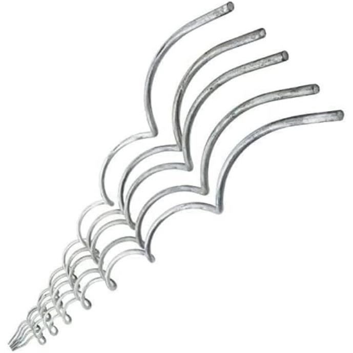 Lot De 20 Tuteurs Spirale 110Cm Piquet Tomate TorsadéAcier Galvanisé — free download