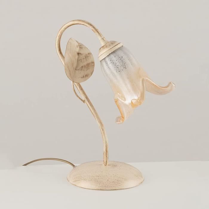 Leapiture Abat-Jour Fer Forgé Sculpté - Design Creux Pour Effet Lumineux - Compatible E27/E26
