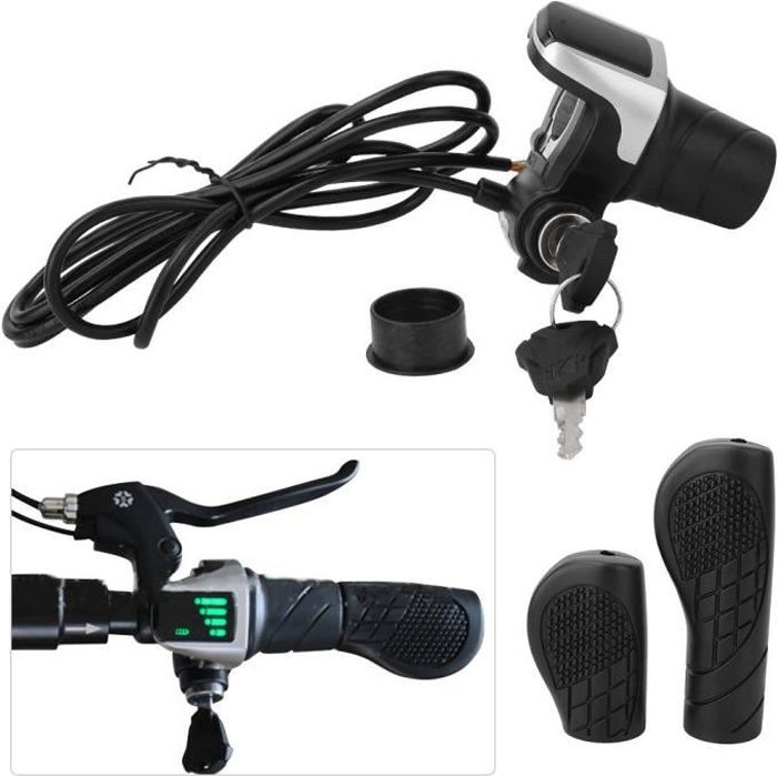 Poignée D'accélérateur Pour Ebike 24V 36V 48V – Guidon Scooter électrique