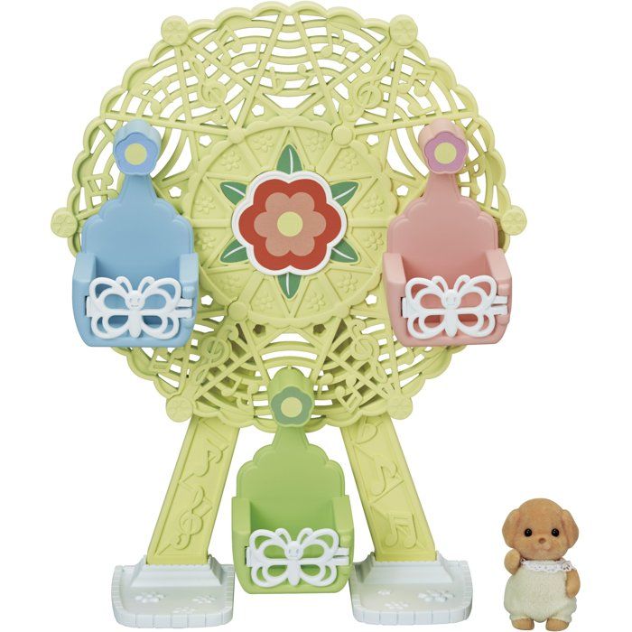Sylvanian Family 5333 : La grande roue et Milo le bébé caniche Epoch d'enfance - vue 2