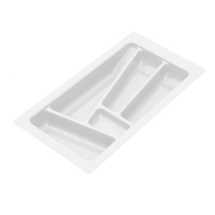 Organisateur Tiroir Couverts 4 Compartiments - Rangement Cuillères, Fourchettes, Couteaux, Cuisine