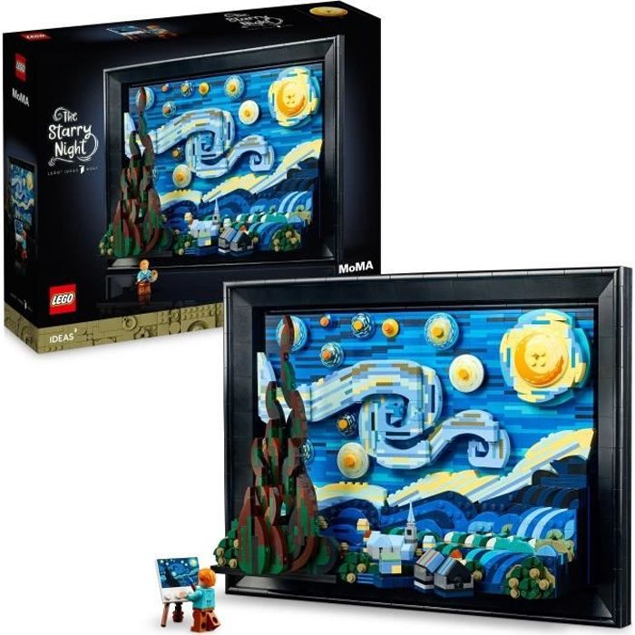 LEGO Ideas 21333 Vincent Van Gogh - La Nuit Étoilée, Reproduction