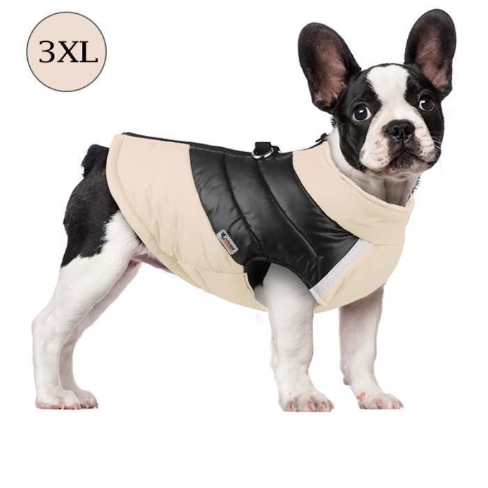 Meilleurs prix pour Manteau Chien,Taille S-5XL Manteau Chien,Manteau Pluie Chien pour Aux Chiens de Petite et Moyenne Taille de 1,5 à 30 kg-Kaki 3XL