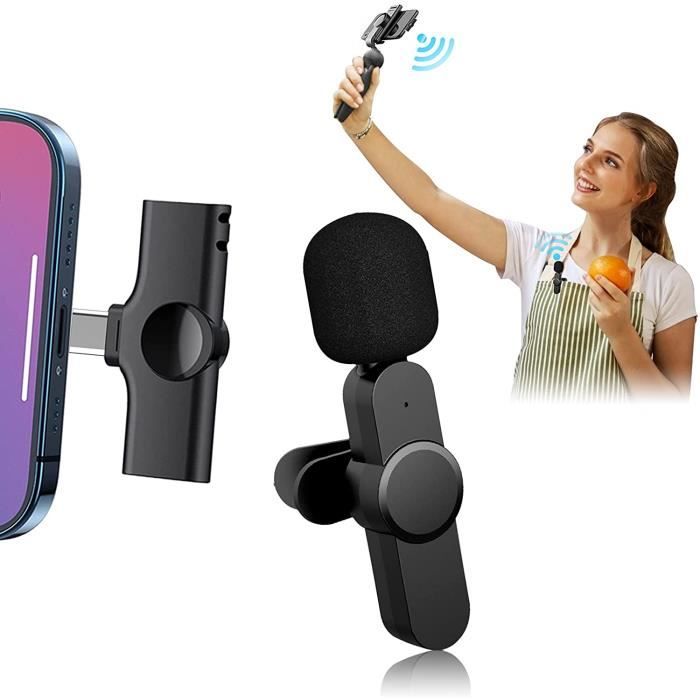 Micro Cravate Sans Fil Avec Réduction De Bruit - Plug & Play Compatible IPhone, Android, PC Pour Streaming - 3