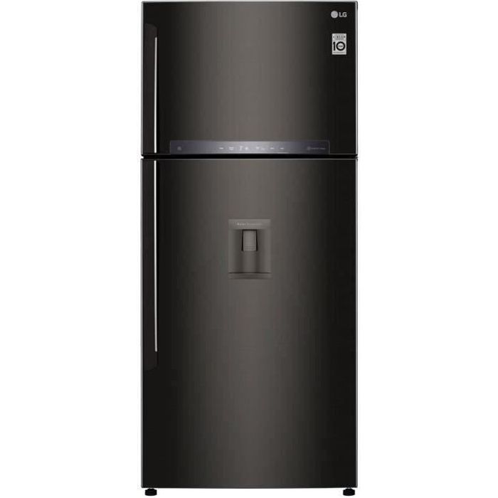 LG - GTF7850BL - Réfrigerateur congélateur 2 portes - 509L (379L + 130L) - NO FROST - A++ - L78cm x H180cm - Noir