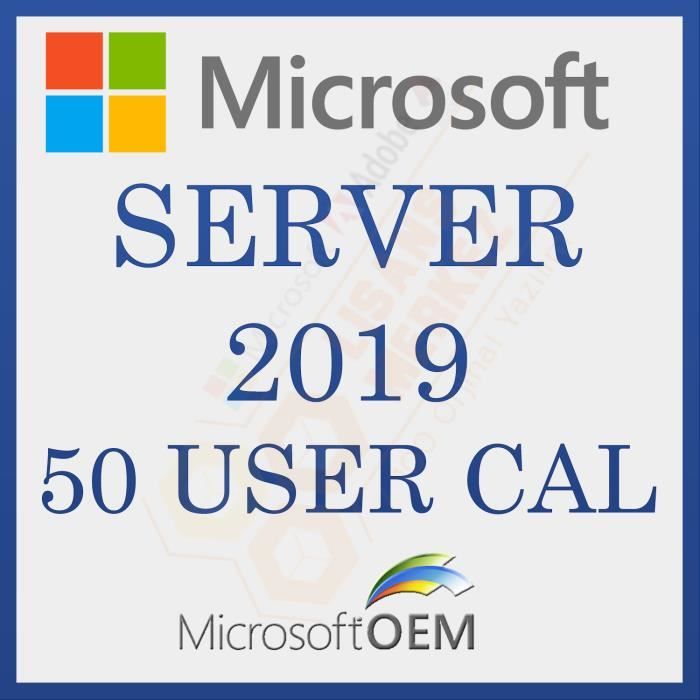 Microsoft Server 2019 User 50 CAL RDS Avec Facture  Version complète