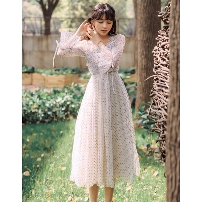 robe large manche longue