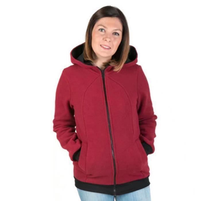 Manteau poche kangourou femme sales