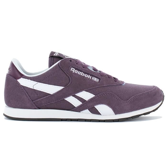 reebok classic nylon femme violet