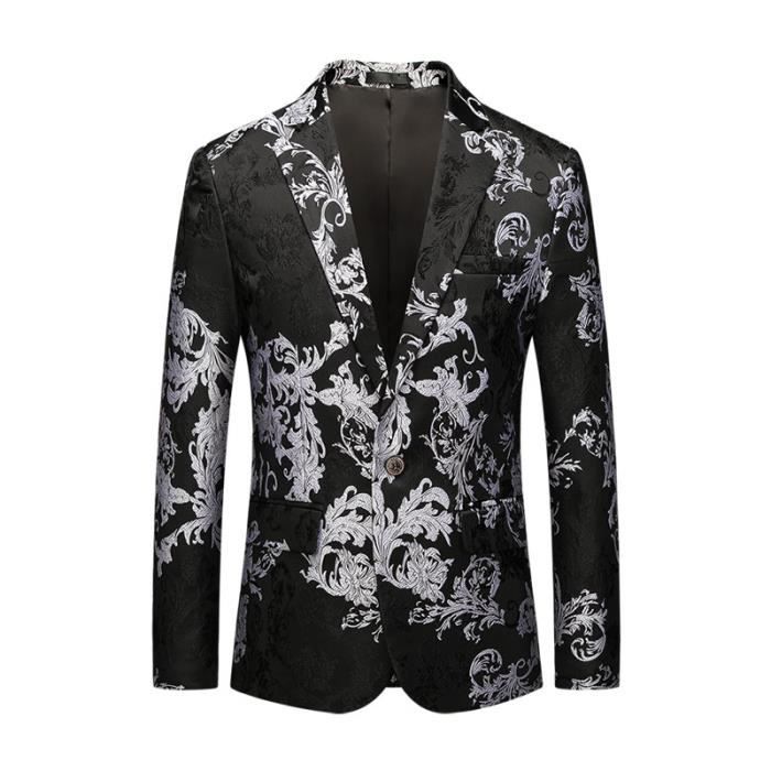 Costume-tailleur,Blazer d?�contract?� ?� fleurs pour hommes,veste mince,manteau de boutique 