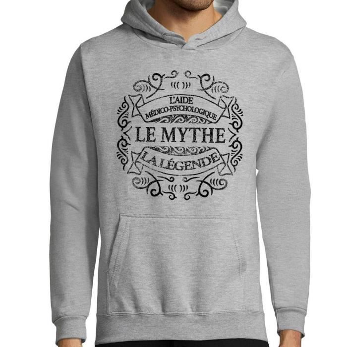 Aide Soignant Le Mythe La Legende Sweat A Capuche Homme Metier Humour Fun Et Drole Hoodie Ideal Pour Idee Cadeau Anniversaire C Gris Cdiscount Pret A Porter