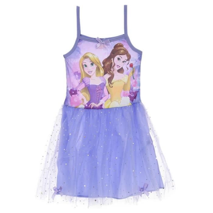 Robe debardeur enfant fille Disney Princesses Violet de 3 a 6ans Violet Cdiscount Pret a Porter