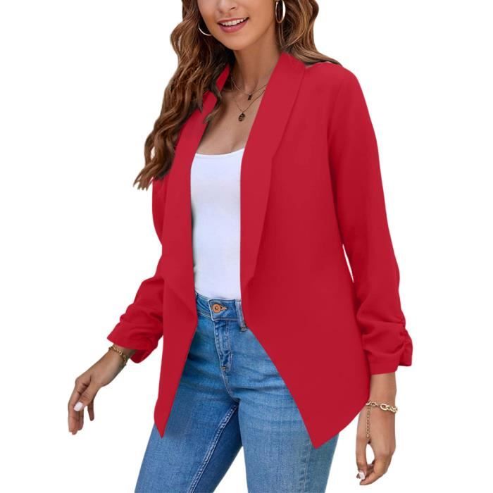 Veste rouge longue outlet