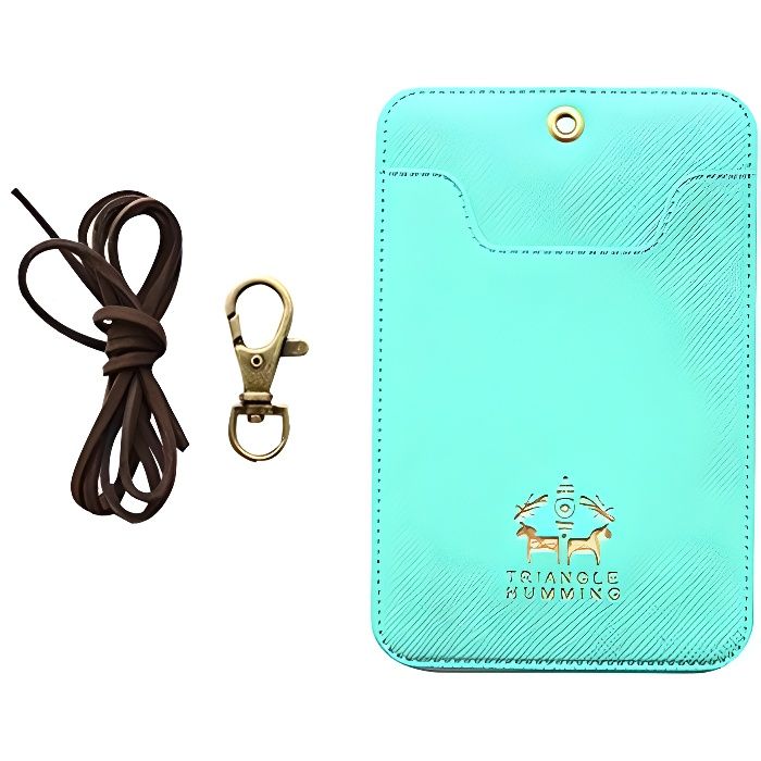 Porte Badge , Porte Carte ou Porte titre de transport Bleu - Cdiscount  Bagagerie - Maroquinerie