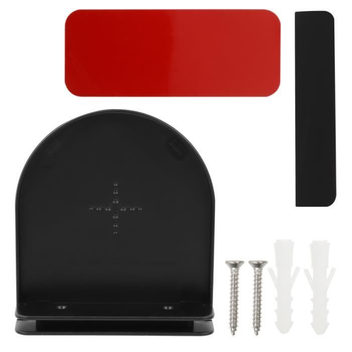 2 Supports Enceintes Verre Trempé Et Aluminium - 61cm Hauteur - Capacité 25kg Par Support - Noir - Antidérapant
