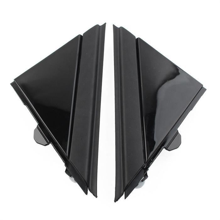 X AUTOHAUX Couvercle Triangle Rétroviseur Gauche 1SJ85KX7AA - Fiat 500 2012-2019 Noir Brillant