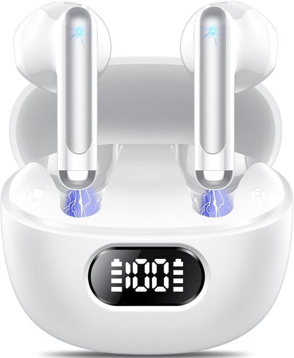 Ecouteurs Bluetooth - RIWILL - Modèle Intra-auriculaire - Réduction Antibruit - 40h Autonomie - IP7 Étanche