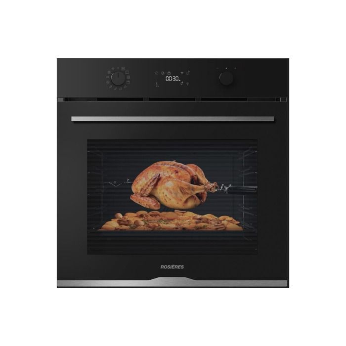 Four encastrable pyrolyse ROSIERES RO6 S5TB3YTB - 71 Litres - 8 modes de cuisson