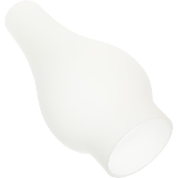 Abat-Jour En Verre Pour Lampe à Pétrole - Cheminée Vintage Base 5 Cm Hauteur 24 Cm