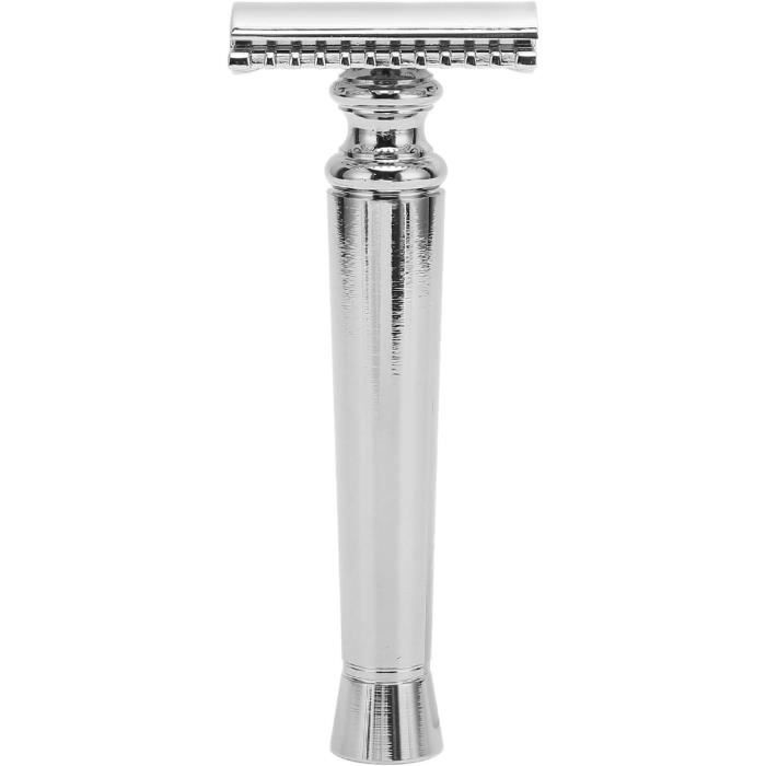 Rasoirs De Sécurité Classiques Manche Bois - Double Tranchant, Outil Salon, Neufs