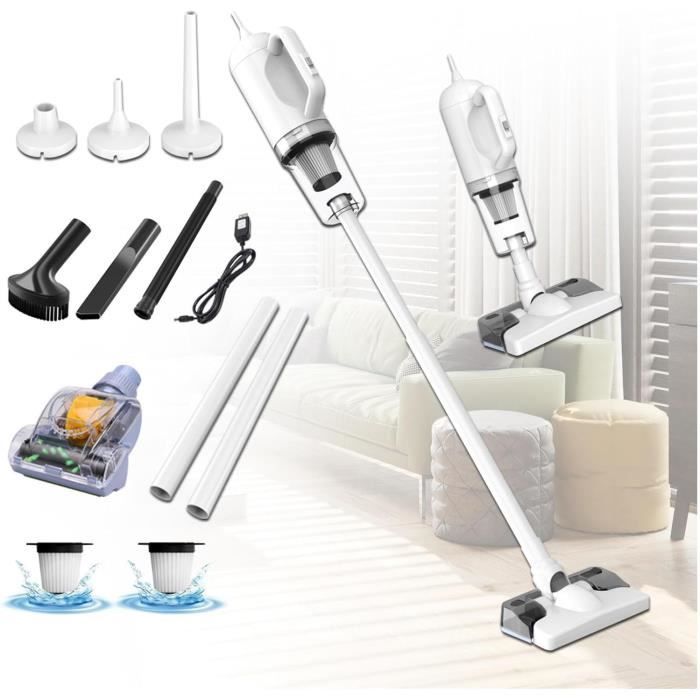 Schiuma Aspirateur Balai Laveur Sans Fil 5 En 1 Compact Avec Réservoir