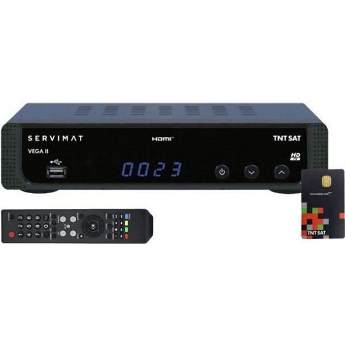 Récepteur Satellite SEDEA ST-5300HD TNT SAT - Carte Incluse (Occasion, Fonctionnel)