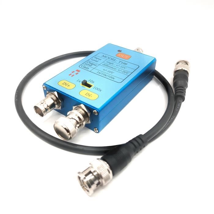 10M Bandwidth Oscilloscope Differential Probe Gain Split Amplifier