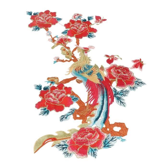 1 pièces oiseau Phoenix paon broderie fleur dentelle tissu Patch bricolage vêtements réparation Badge coudre sur des patchs pour vêtements 1 pièces oiseau Phoenix paon broderie fleur dentelle tissu Patch bricolage vêtements réparation Badge coudre sur des patchs pour vêtements