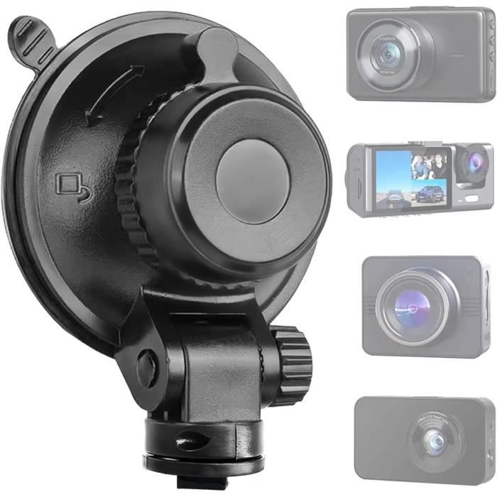 Support Dash Cam S503 - Ventouse 360° Pivotante - Compatible Rove, Nexar, Z-Edge - Fixation Tableau De Bord