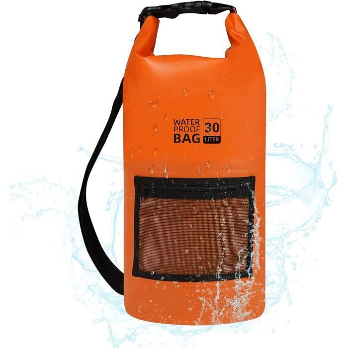 Sac étanche HPA – 25 X 20 X 12,5 Cm – Orange – Neuf