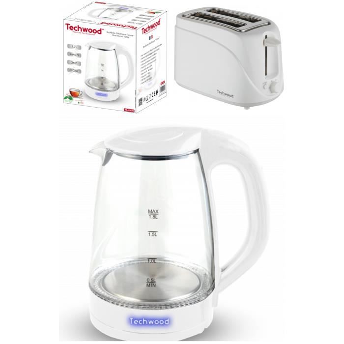 Techwood Bouilloire Verre 1L7 - vue 6