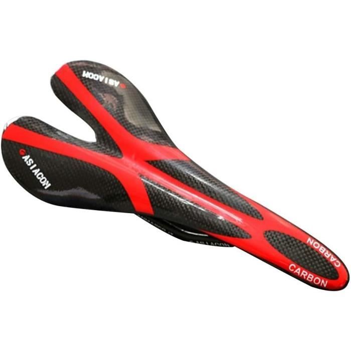 Selle De Vélo Route Et VTT En Fibre De Carbone Creux - Léger Et Confortable