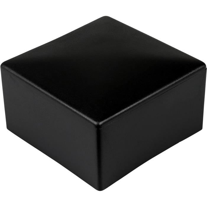 Lot De 10 Bouchons De Guidon VTT – Plastique, 2x2x1,5 Cm, Noirs, Faciles à Installer – Route, VTT, Fixie