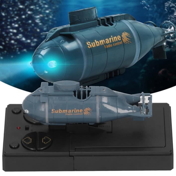 Sous-marin RC Télécommandé - VGEBY - Mini Jouet de Bateau de Plongée Électrique Étanche - Bleu