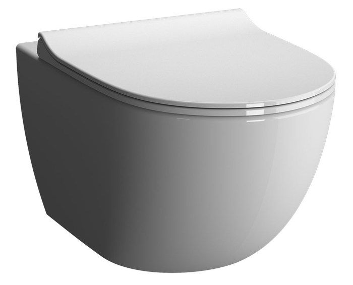 Cuvette de WC suspendue compacte sans bride VITRA Blanc 7747B003 0075