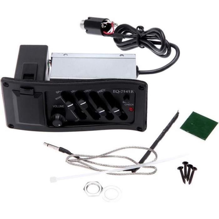 Ukulélé 2 Band EQ Préampli Amplificateur Pickup