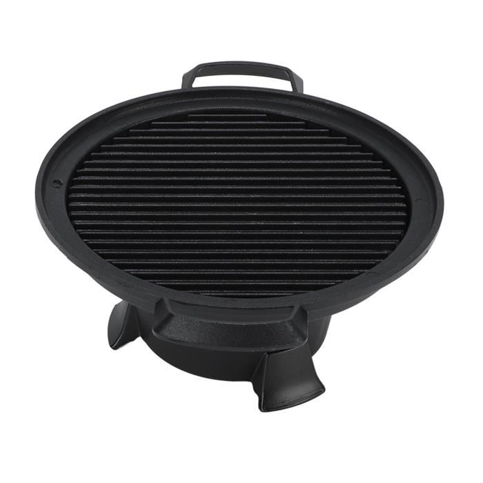 Mini Gril Hibachi En Fonte Portable Japonais - Barbecue Table Anti-Adhésif Pour 1-2 Personnes, Facile à Transporter