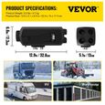 Chauffage Diesel 12V 8KW VEVOR Air Heater Noir avec Silencieux et Interrupteur Ecran LCD Kit Comple pour Camions RV Bateaux-1