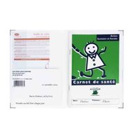 Color Pop® Children's Health Record Cover – Made in France – Printed PVC – For Health Record Booklet Prescriptions etc. – 22 x 16 cm (Safari Print