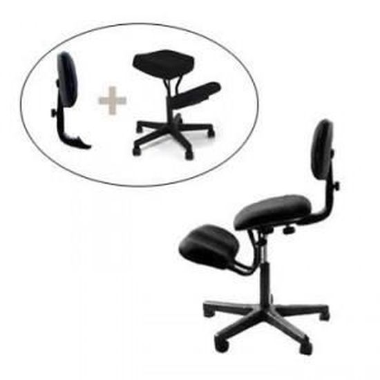 Jobri Si/ège ergonomique Solace M/étal avec dossier