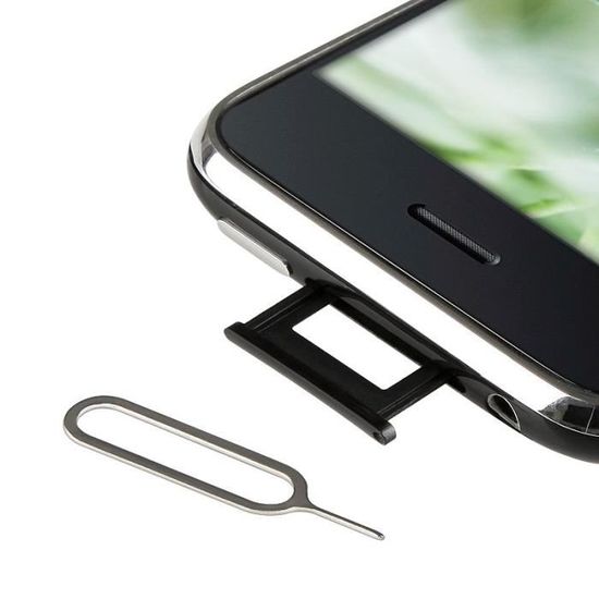 Outil D'éjection De Carte SIM + Brosse De Nettoyage - Clé Porte-clés En Aluminium - Pour Smartphone, Tablette, Appareils électroniques - 2