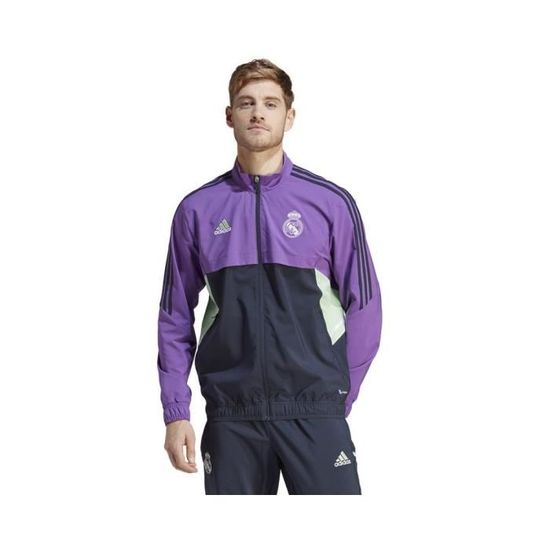 Sweats ADIDAS Real Madryt Pre Noir Violet Homme Adulte Noir Cdiscount Pret a Porter