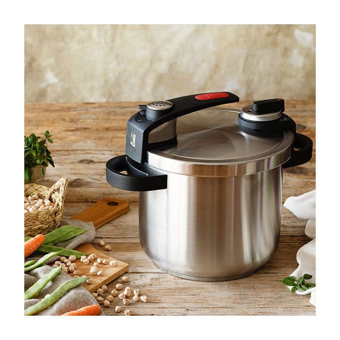 BRA Excellent | Autocuiseur Rapide 6 L, Ouverture Type Ciseaux, Acier Inoxydable 18/10, Facile à Utiliser et sûr, Tous Feux Dont Induction BRA Excellent | Autocuiseur Rapide 6 L, Ouverture Type Ciseaux, Acier Inoxydable 18/10, Facile à Utiliser et sûr, Tous Feux Dont Induction