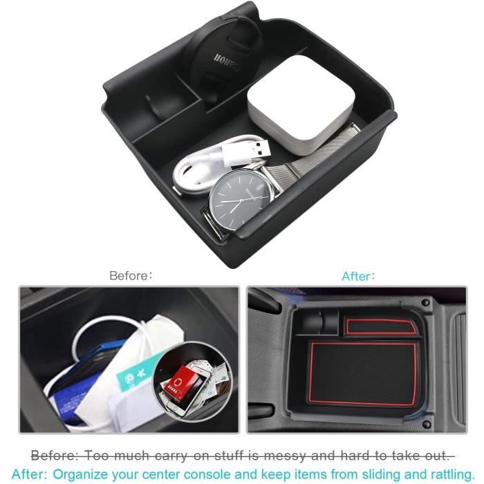 Accoudoir - Golf 8 Boîte Rangement Voiture Console Organizer Conteneur  Palettes Porte-Monnaie Cartes À - Cdiscount