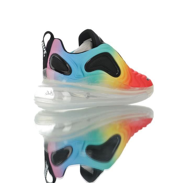 Baskets Nike Air Max 720 Homme et Femme Arc en Ciel Orange Orange Cdiscount Chaussures