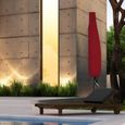 KINGSLEEVE® Parasol déporté inclinable rouge Ø 300cm Pare-soleil en aluminium avec manivelle housse Protection UV50+ jardin-2