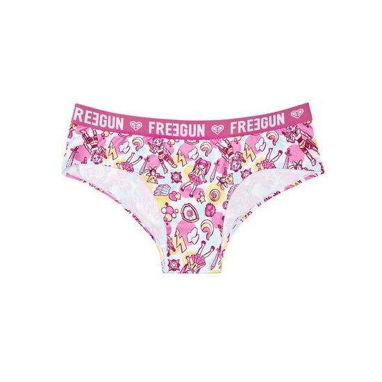 FREEGUN Culotte Femme sous vetement femme ultra doux stretch et confortable Lot de 3 rose noir bleu Rose Cdiscount Pret a Porter