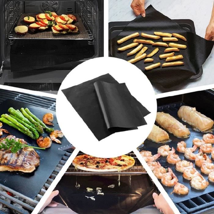 Tapis de Cuisson En Silicone Biscuits Feuille Four Tapis BARBECUE 40x30cm