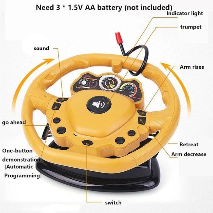 Toys Mega Crane electrique avec telecommande pour Enfants a partir de 3 Ans camions jouet pour enfant 3 5 6 7 8 ans cadeau de Noel Cdiscount Jeux Jouets