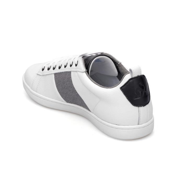 Baskets Le Coq Sportif Courtclassic blanc gris homme Blanc